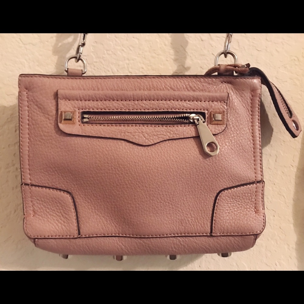 Millennial pink Rebecca minkoff bag